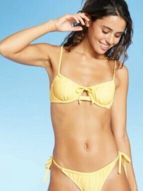 Butter Yellow Bikini Set